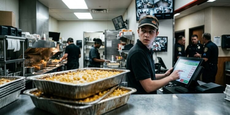 Funcionário de uma rede de fast-food foi preso acusado de roubar 80.000 em um esquema envolvendo macarrão com queijo