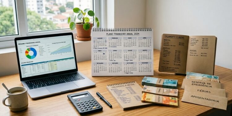 Como organizar suas metas financeiras anuais sem se perder no mês a mês