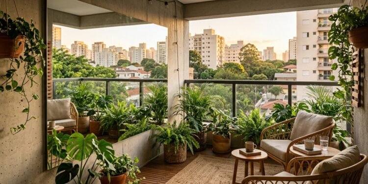 Pendurar um espelho no canto da varanda: para que serve e por que não é apenas um simples item de decoração