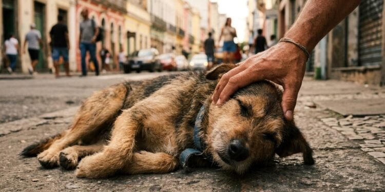 Acariciar cachorros na rua pode dizer muito sobre sua mente e a psicologia explica o motivo