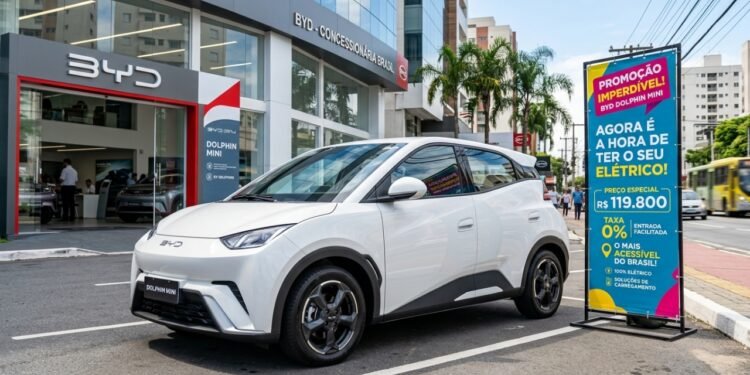 BYD reduz preço do Dolphin Mini e elétrico fica mais barato que o Polo