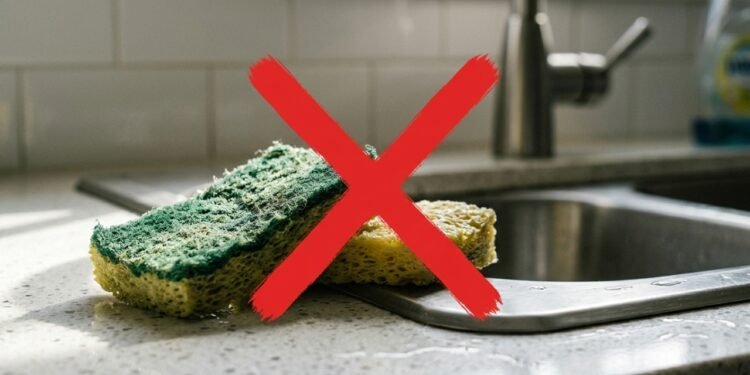 Adeus às esponjas de cozinha, a nova tendência de 2026 promete mais higiene e durabilidade