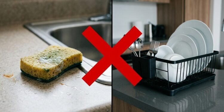 Não é a esponja nem o escorredor: o objeto da cozinha que acumula mais germes do que o vaso sanitário