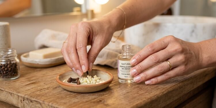 A receita usando base de esmalte e alho que vai deixar suas unhas gigantes
