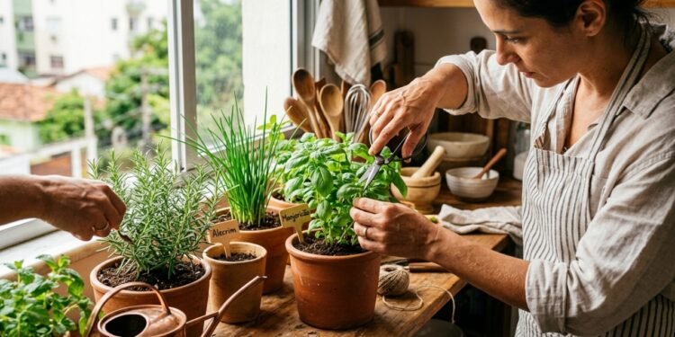 Os 4 temperos essenciais que sobrevivem em pequenos espaços