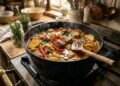 A receita de panela única com porco e batatas que conquista todos pelo sabor