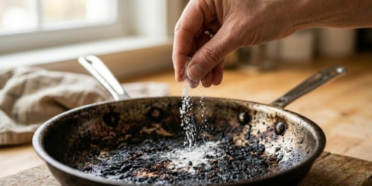 Espalhe este ingrediente na panela e espere 15 minutos para remover marcas de queimado facilmente