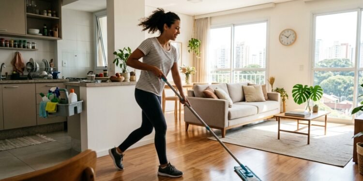 Limpe a casa inteira em 1 hora com um método prático que agiliza a faxina sem esforço
