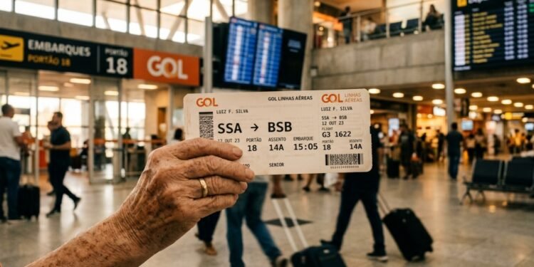 Aposentados que não viajaram de avião nos últimos 12 meses podem emitir passagens por R$ 200