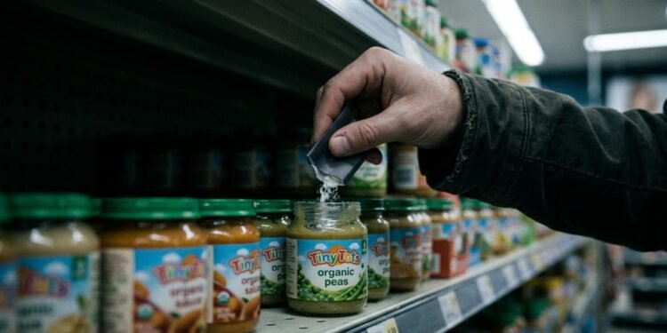 Homem é preso após colocar veneno em potes de comida para bebê vendidos em três países