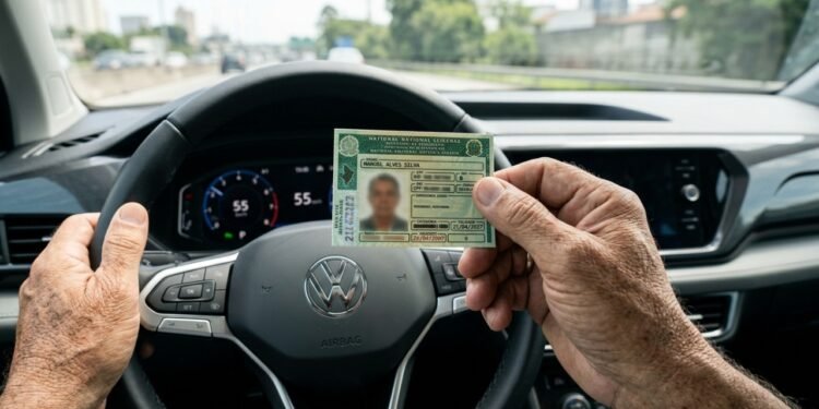 Motoristas acima dos 50 anos precisam de atenção às regras da CNH em 2026 para evitar multa de R$ 293