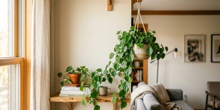 A planta trepadeira de interior que mantém o verde o ano todo e quase não dá trabalho