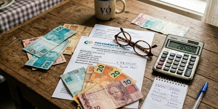 Novo salário mínimo maior em 2026 aumenta pagamento das aposentadorias e pode chegar a R$ 8.475