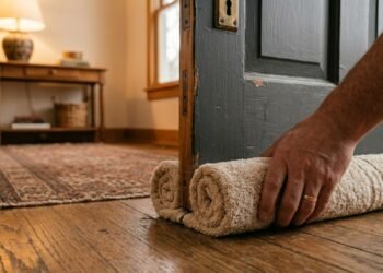 Colocar uma toalha na parte inferior da porta: para que serve e por que é recomendável fazê-lo
