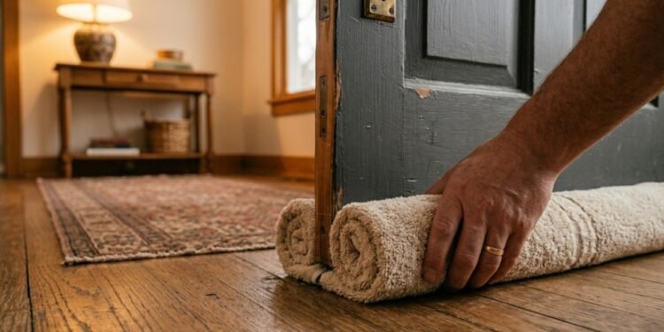Colocar uma toalha na parte inferior da porta: para que serve e por que é recomendável fazê-lo