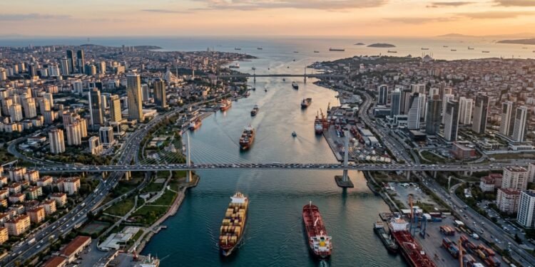 Europa planeja implementar pedágios no Canal de Istambul para transformar o transporte marítimo