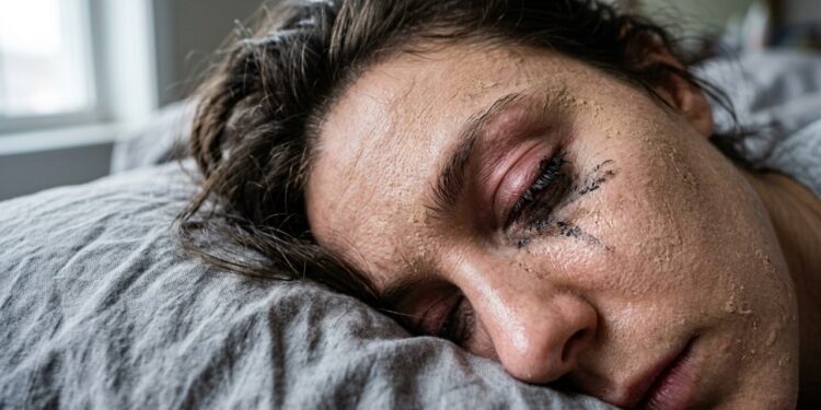 O que acontece com sua pele quando você dorme maquiada e não percebe os danos