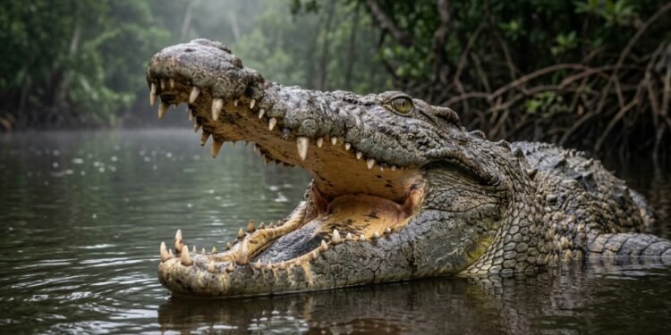 A razão surpreendente que impede o crocodilo de colocar a língua para fora da boca