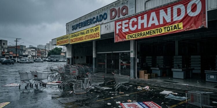 Rede de supermercado popular começa a fechar lojas e já são 15 unidades confirmadas