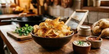 Faça batata frita crocante e sequinha em casa com um truque simples que deixa o resultado perfeito