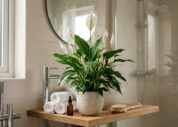 Esqueça as clássicas: a planta ideal para banheiro que absorve umidade e ajuda a prevenir mofo naturalmente