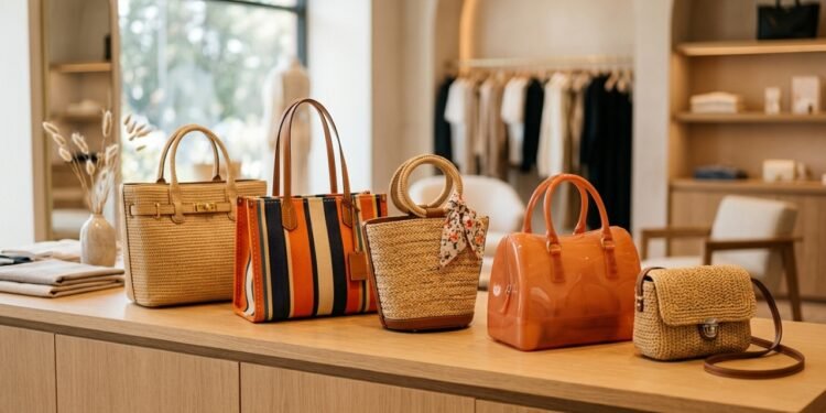 As bolsas de praia que estão saindo da areia para conquistar looks do dia a dia e até o escritório