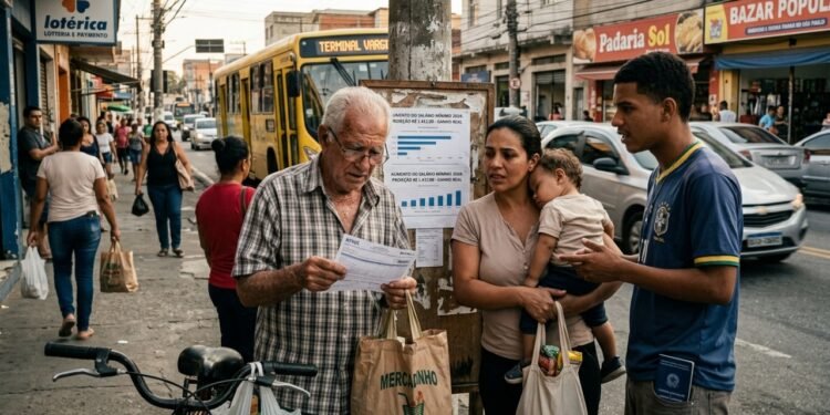 Salário mínimo pode subir 5,9% e chegar a R$ 1.717 em 2026 e já muda o bolso de milhões de brasileiros