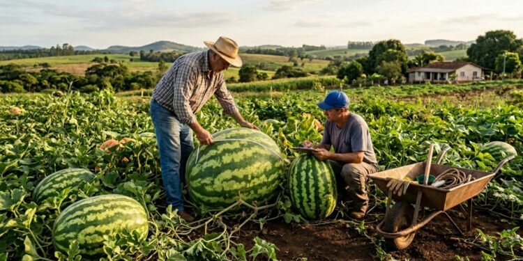Melancias de 20 kg e abóboras de quase 300 kg chamam atenção no Brasil e intrigam especialistas 