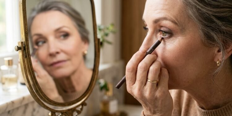 Adeus ao olhar pesado, o segredo do delineado suave que valoriza a beleza após os 50