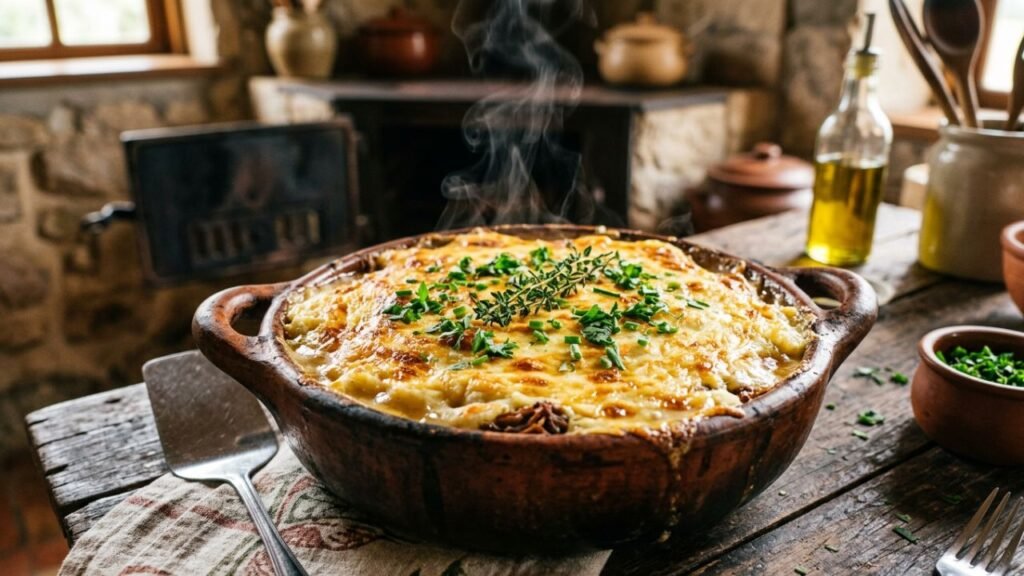 Escondidinho de linguiça toscana