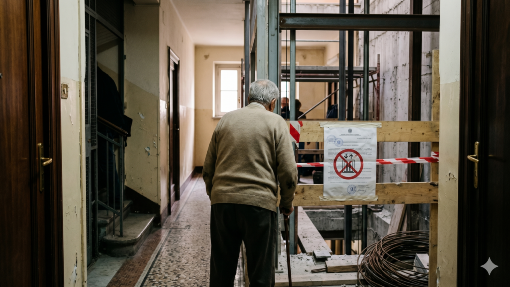 Instalação de elevador gera conflito entre moradores e Justiça em Madrid