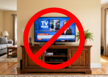 O melhor suporte de TV com rodas para sua casa