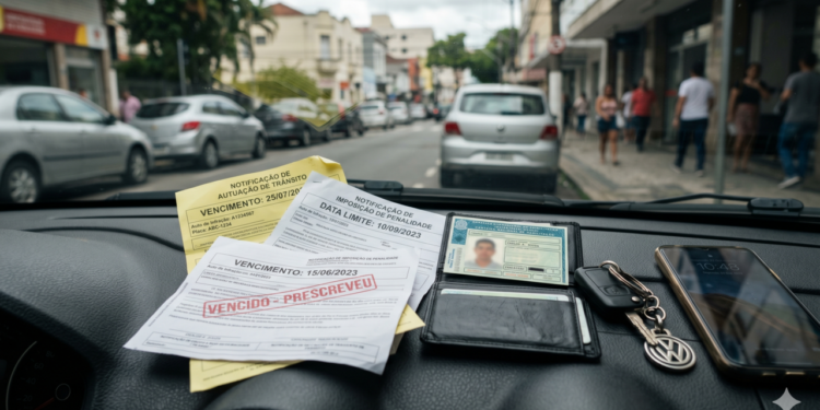 Multas de trânsito podem causar perda de pontos e suspensão da CNH