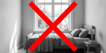 A melhor posição da cama para melhorar seu sono no quarto