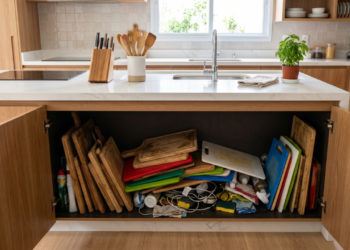 Organizar tábuas de corte do jeito mais prático