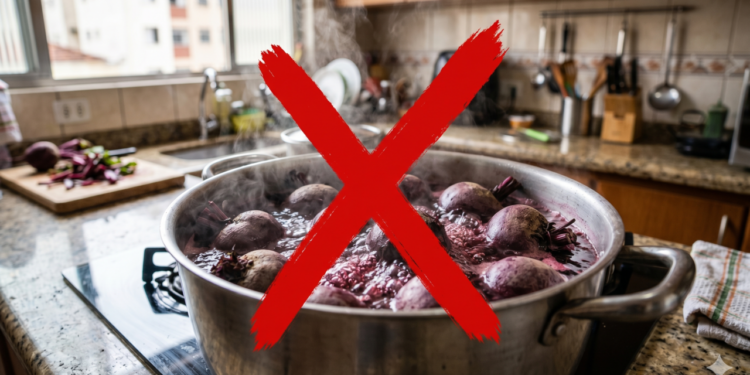 Como cozinhar beterraba sem perder nutrientes