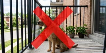 Governo altera regra e proíbe proprietários de manter cães e gatos no terraço de casa