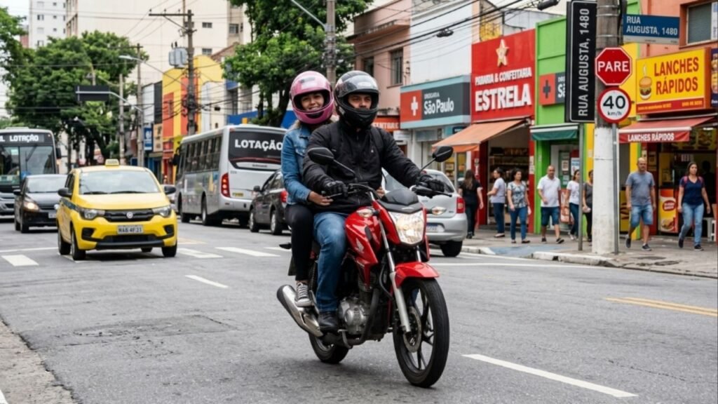 Nova regra em vigor proíbe motos com passageiro e multa chega a R$ 2,1 mil