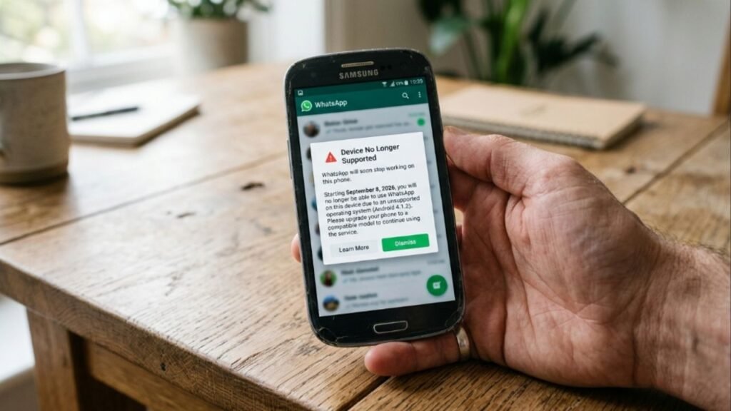 O WhatsApp deixará de funcionar em alguns dispositivos Android a partir de setembro deste ano