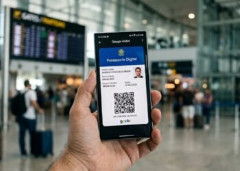 Usuários no Brasil já podem ter passaporte digital acessível pelo celular com ferramenta do Google. 