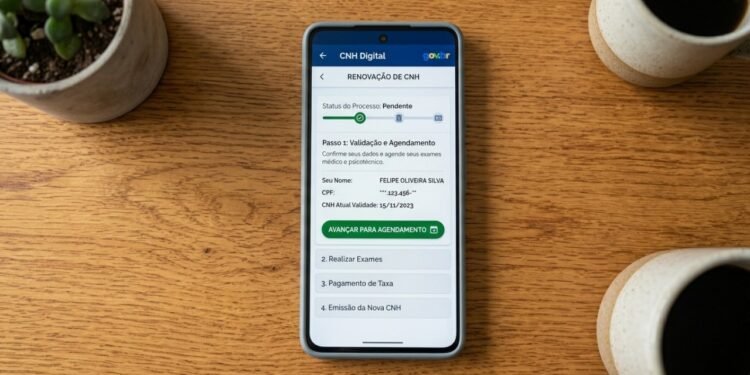 Nova exigência pode ser necessária para manter a renovação automática da CNH