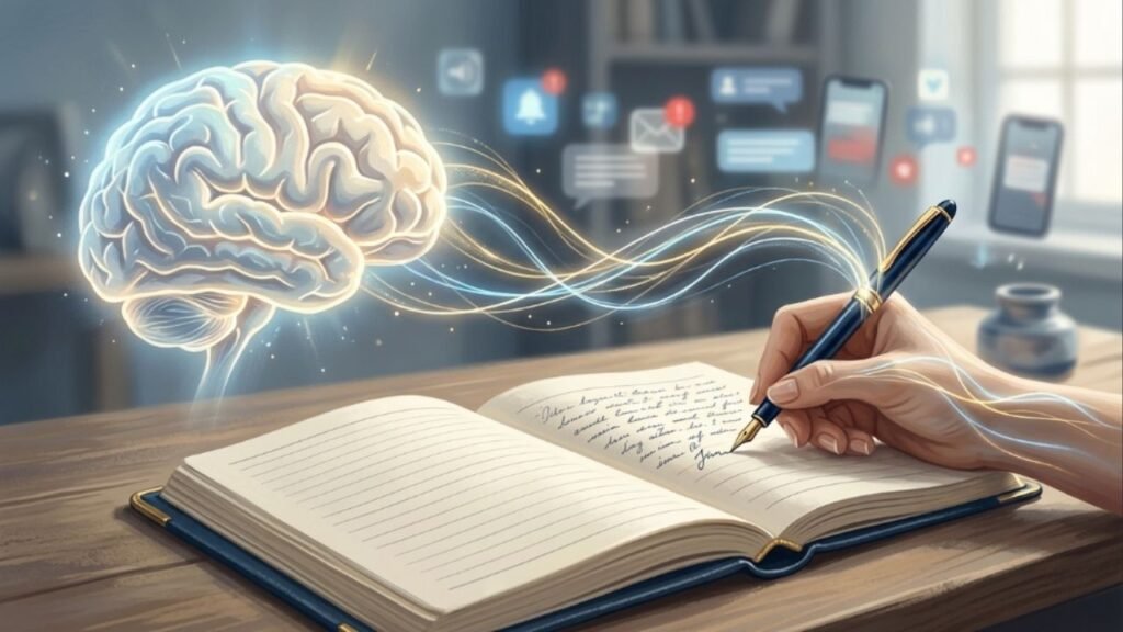 Os psicólogos concordam: "As pessoas que anotam as coisas em um calendário de papel em vez de no celular têm um processamento mental diferente."