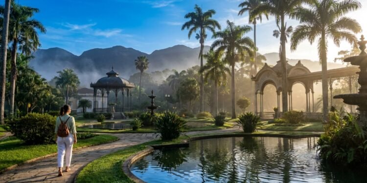 A 350 km da capital mineira: a cidade de 21 mil habitantes que tem 12 fontes minerais e o único gêiser do Brasil em um parque de 210 mil m²
