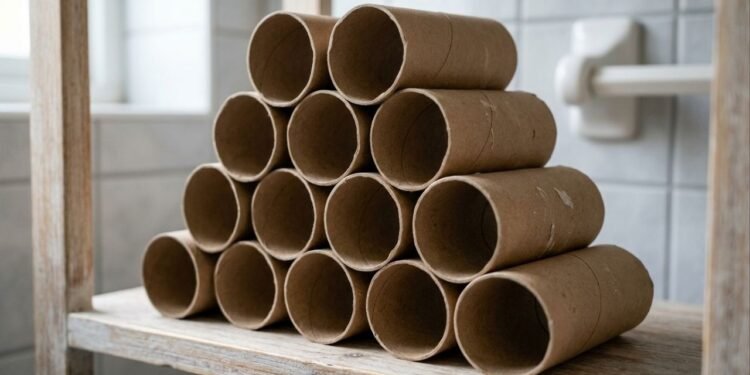 Se você tem rolos de papel higiênico vazios, não os jogue fora: veja como reutilizá-los para organizar cabos embaraçados e dar um alívio visual à gaveta do escritório