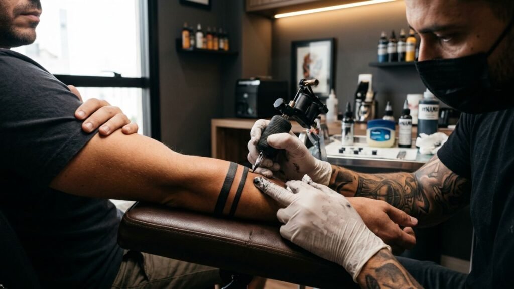 Tatuagem de dois aros