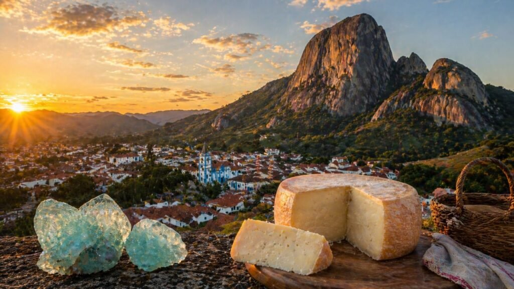 A cidade mineira onde formações rochosas e queijo cabacinha contam histórias do Vale