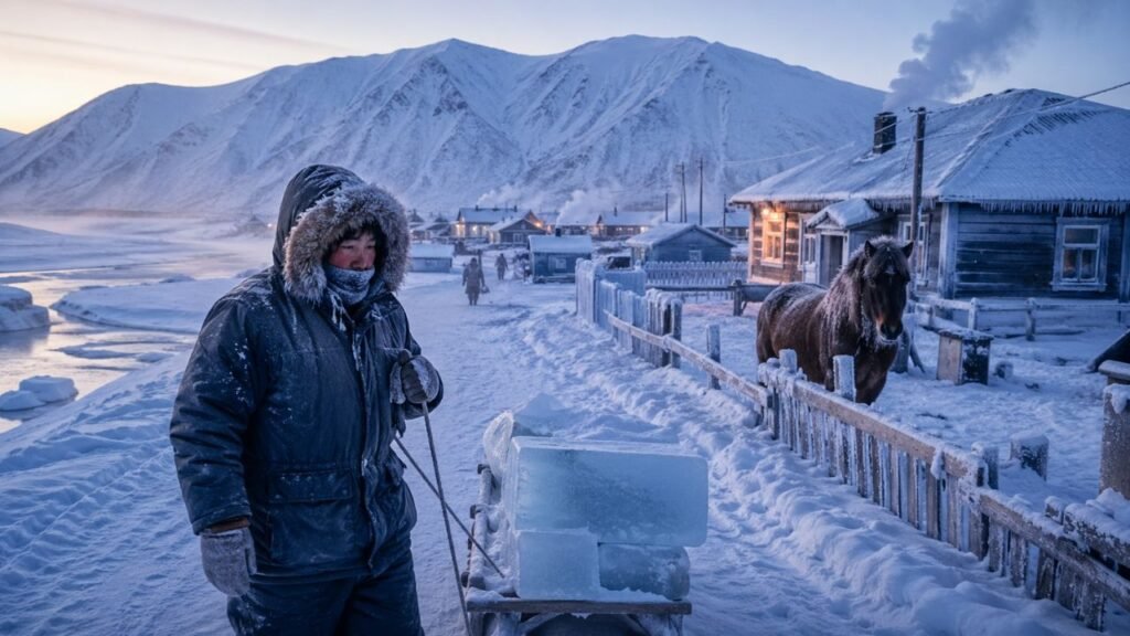 Como é viver em Oymyakon, a vila onde o frio transforma tarefas simples em desafio