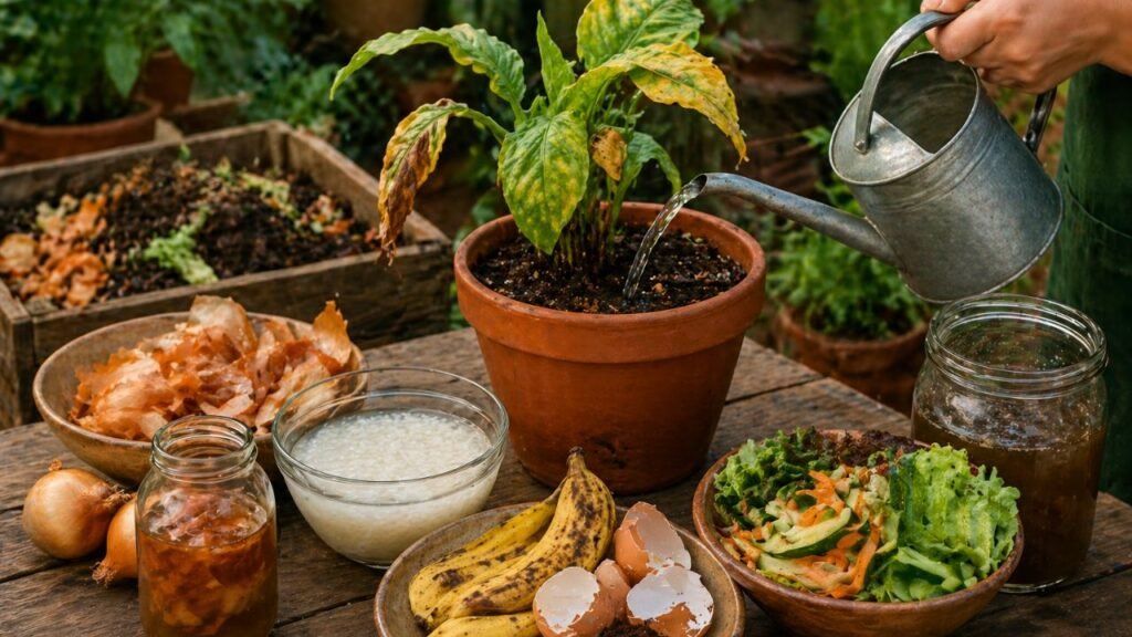 Antes de usar restos de cozinha nas plantas, tem um detalhe que quase ninguém observa