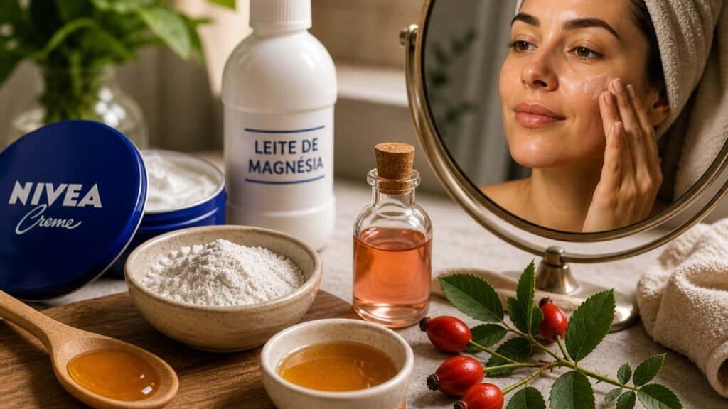 Nivea com leite de magnésia pode dar efeito glow, mas tem um risco que poucos consideram