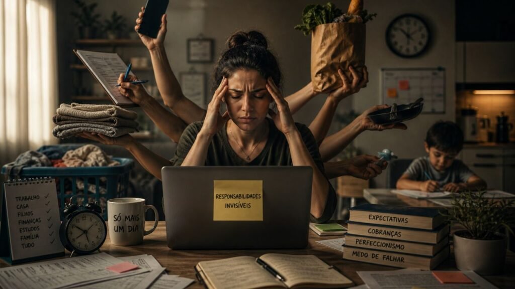 Sentir que precisa dar conta de tudo pode indicar sobrecarga emocional e mental